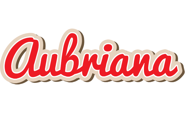 Aubriana chocolate logo