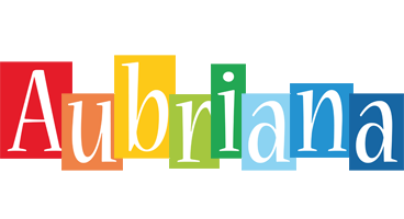 Aubriana colors logo