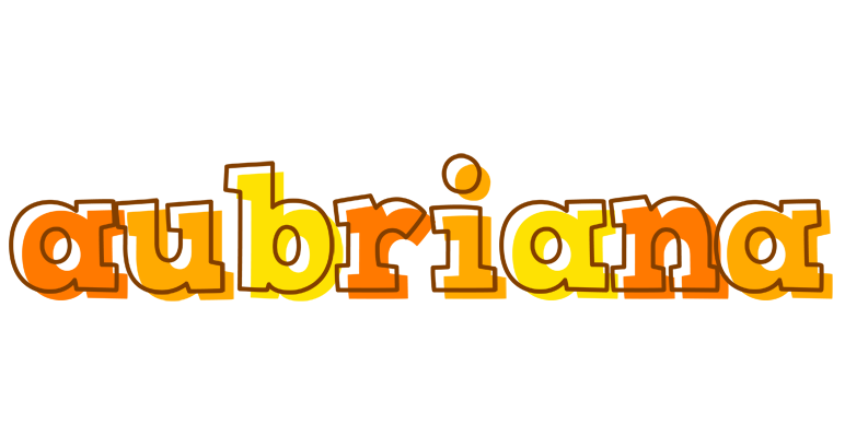 Aubriana desert logo
