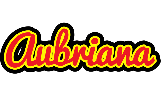Aubriana fireman logo