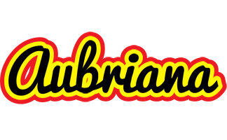 Aubriana flaming logo