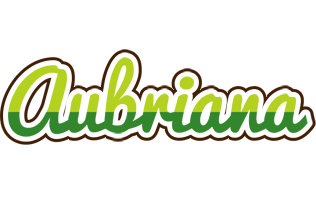 Aubriana golfing logo