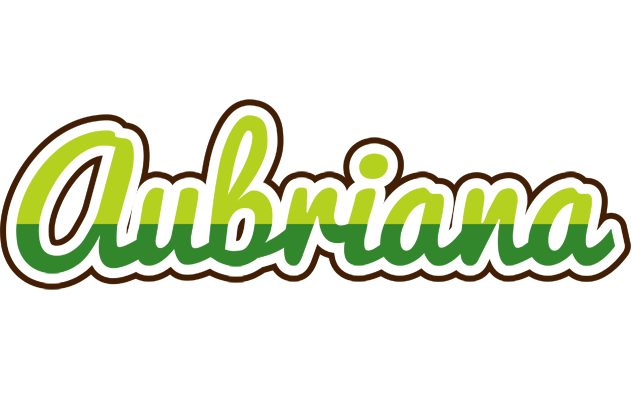 Aubriana golfing logo