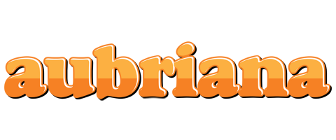 Aubriana orange logo