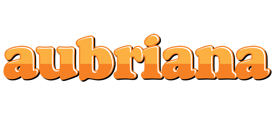 Aubriana orange logo