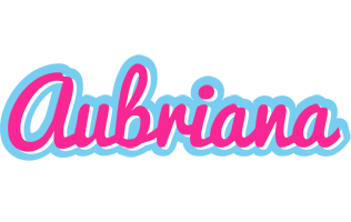 Aubriana popstar logo