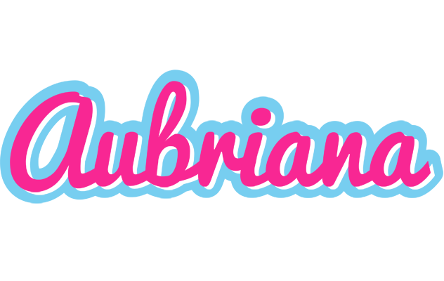 Aubriana popstar logo