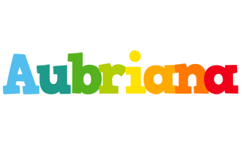 Aubriana rainbows logo