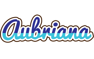 Aubriana raining logo