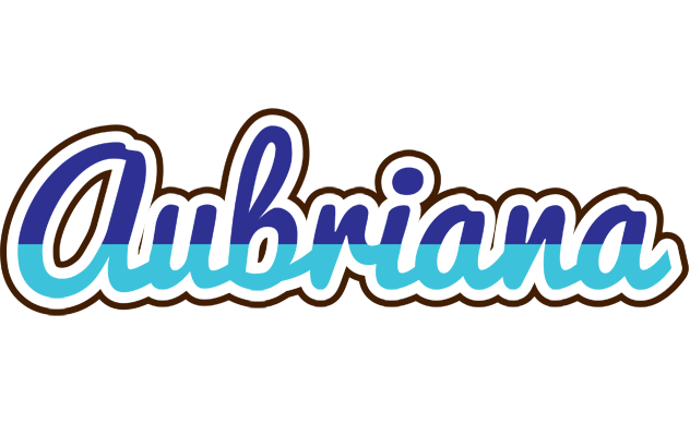 Aubriana raining logo