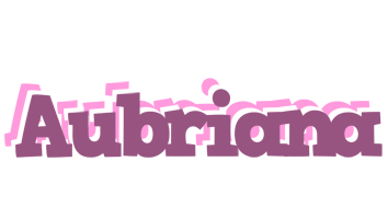 Aubriana relaxing logo