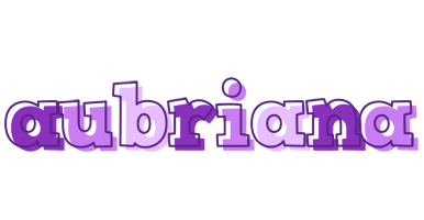 Aubriana sensual logo