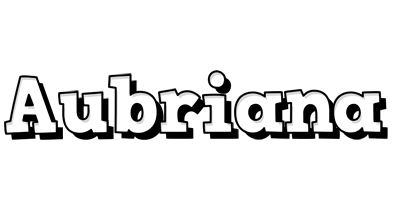 Aubriana snowing logo