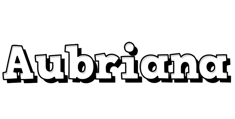 Aubriana snowing logo