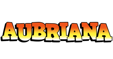 Aubriana sunset logo