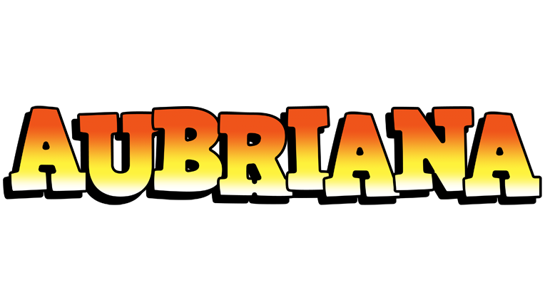 Aubriana sunset logo
