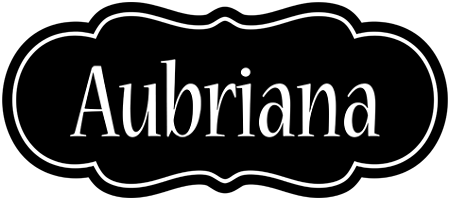 Aubriana welcome logo