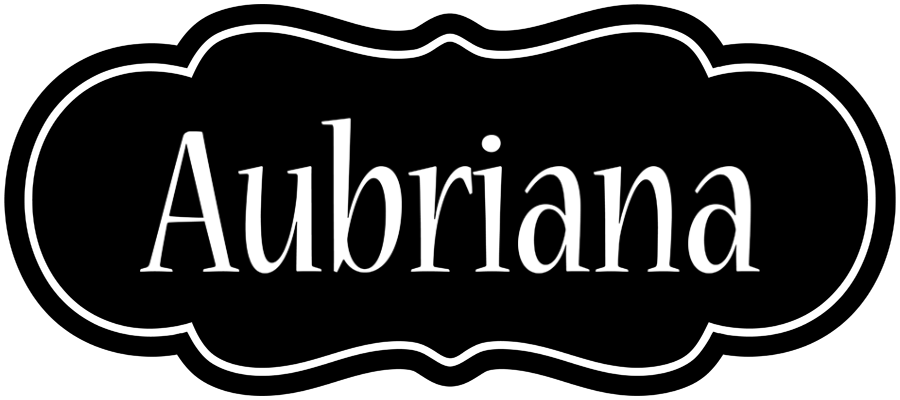 Aubriana welcome logo