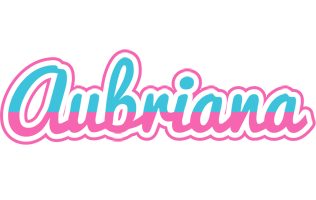 Aubriana woman logo