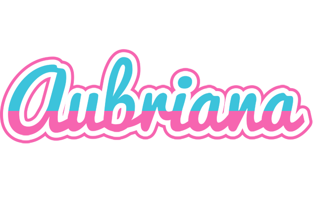 Aubriana woman logo