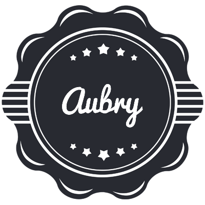 Aubry badge logo