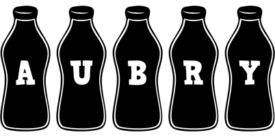 Aubry bottle logo