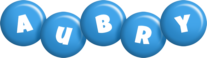 Aubry candy-blue logo