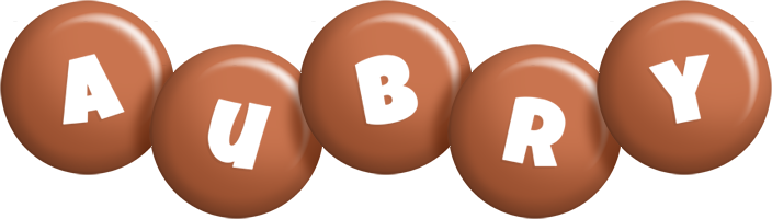 Aubry candy-brown logo