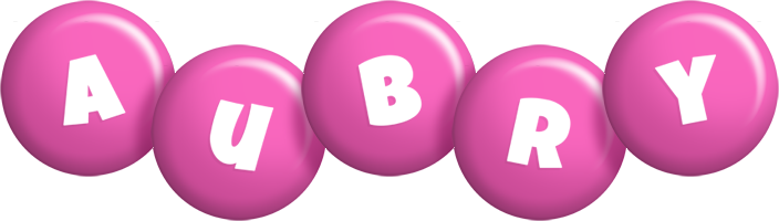 Aubry candy-pink logo