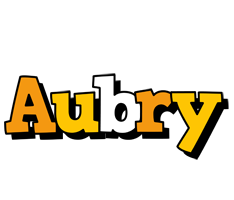 Aubry cartoon logo