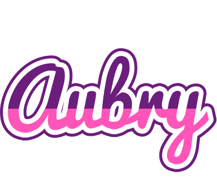 Aubry cheerful logo