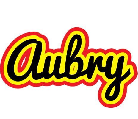 Aubry flaming logo