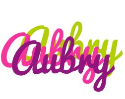 Aubry flowers logo