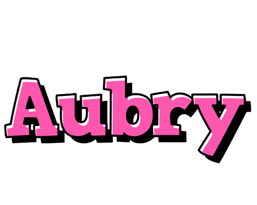 Aubry girlish logo