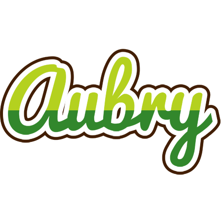 Aubry golfing logo