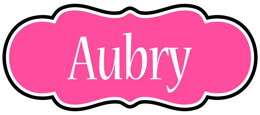 Aubry invitation logo