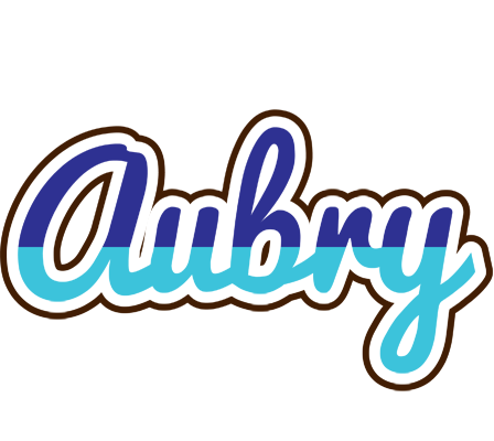 Aubry raining logo