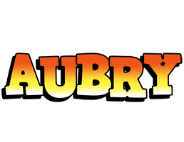 Aubry sunset logo