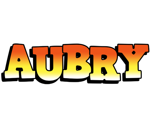 Aubry sunset logo