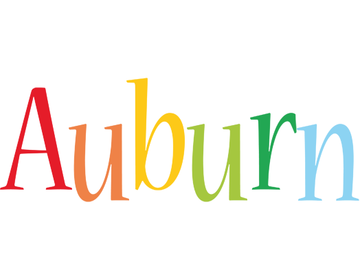 Auburn birthday logo