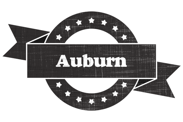 Auburn grunge logo