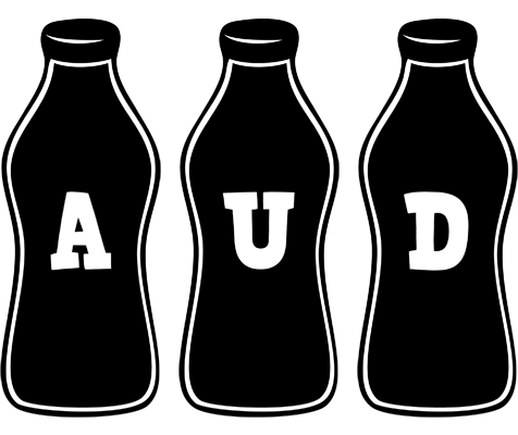Aud bottle logo