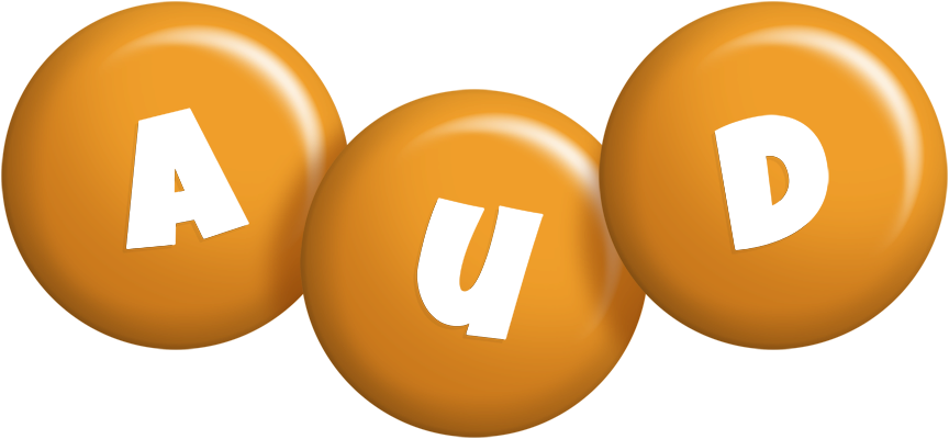 Aud candy-orange logo
