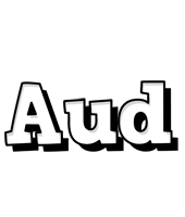 Aud snowing logo