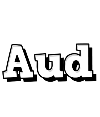 Aud snowing logo