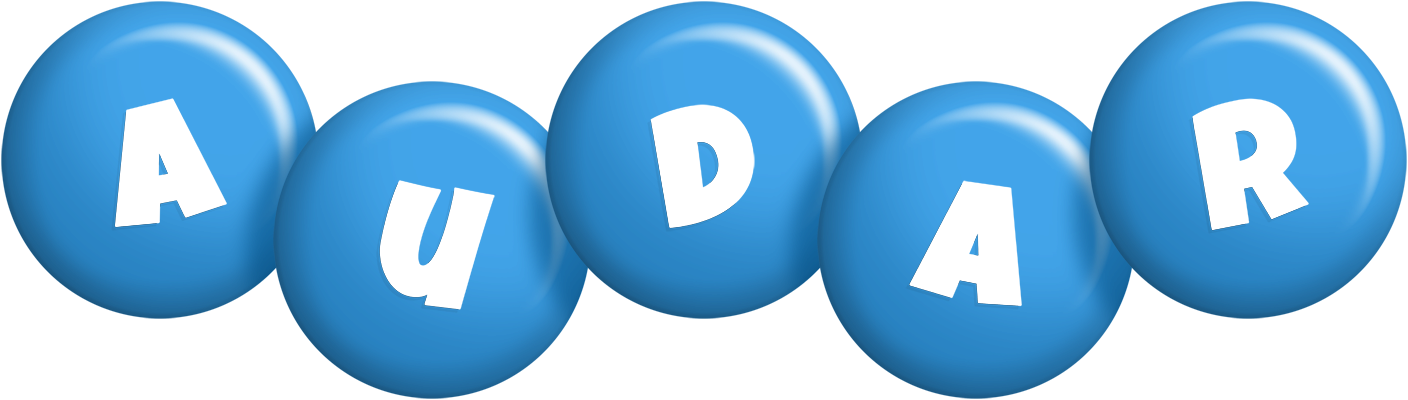 Audar candy-blue logo