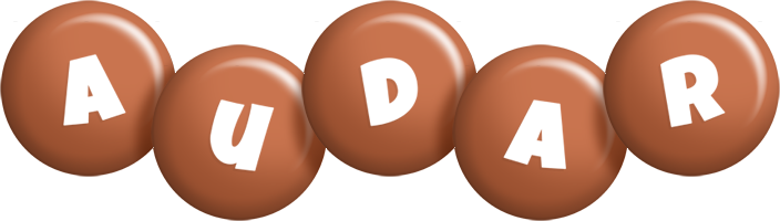 Audar candy-brown logo