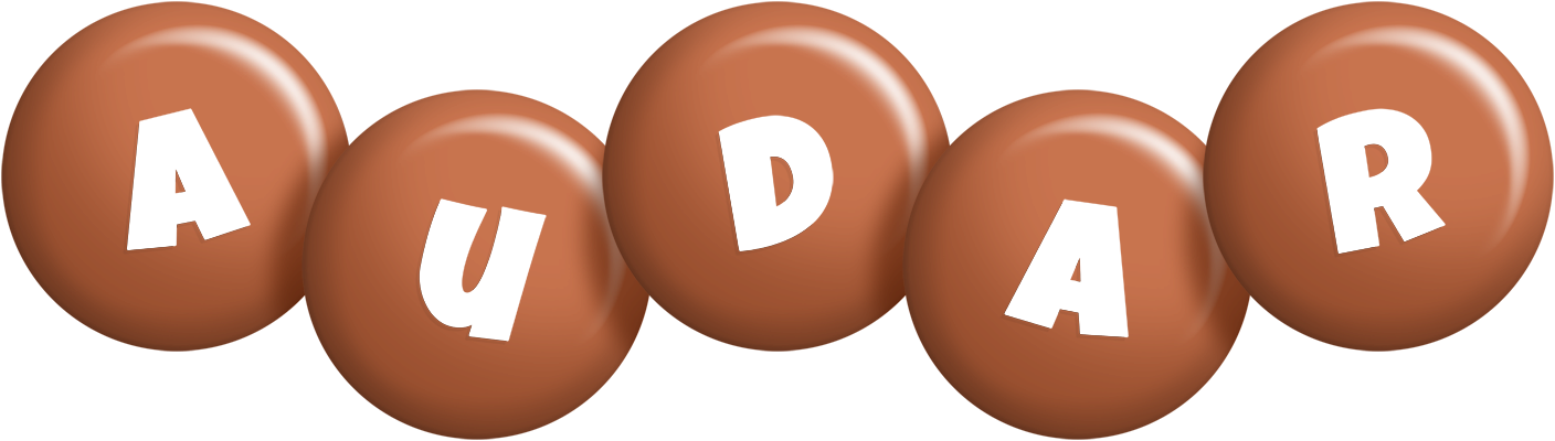Audar candy-brown logo