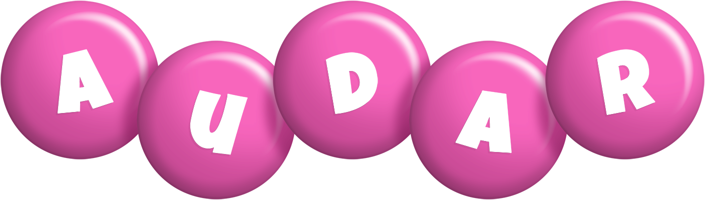 Audar candy-pink logo