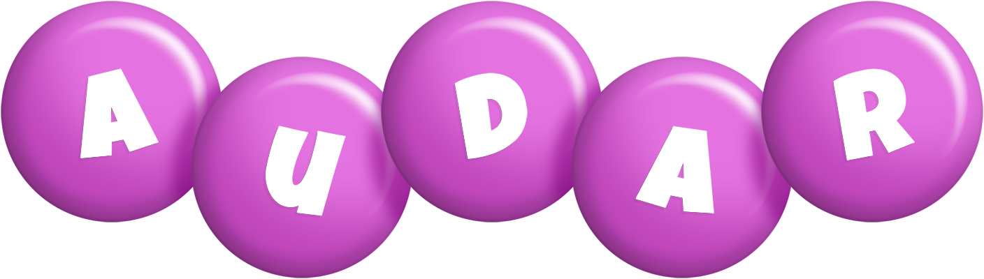 Audar candy-purple logo